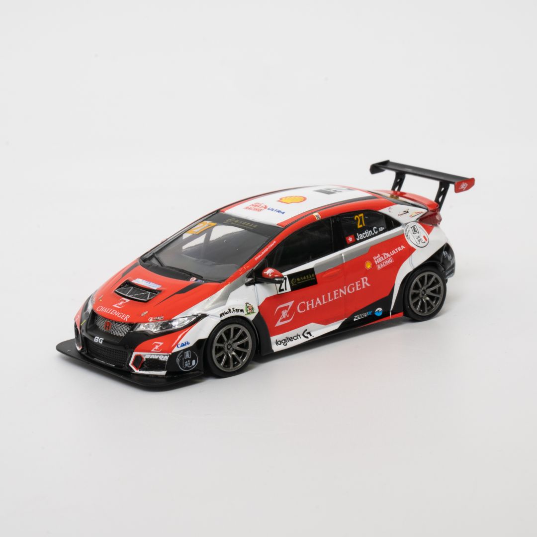 1:43 Honda Civic Type R FK2 TCR Macau Guia Race 2021 #27 Jactin Chung
