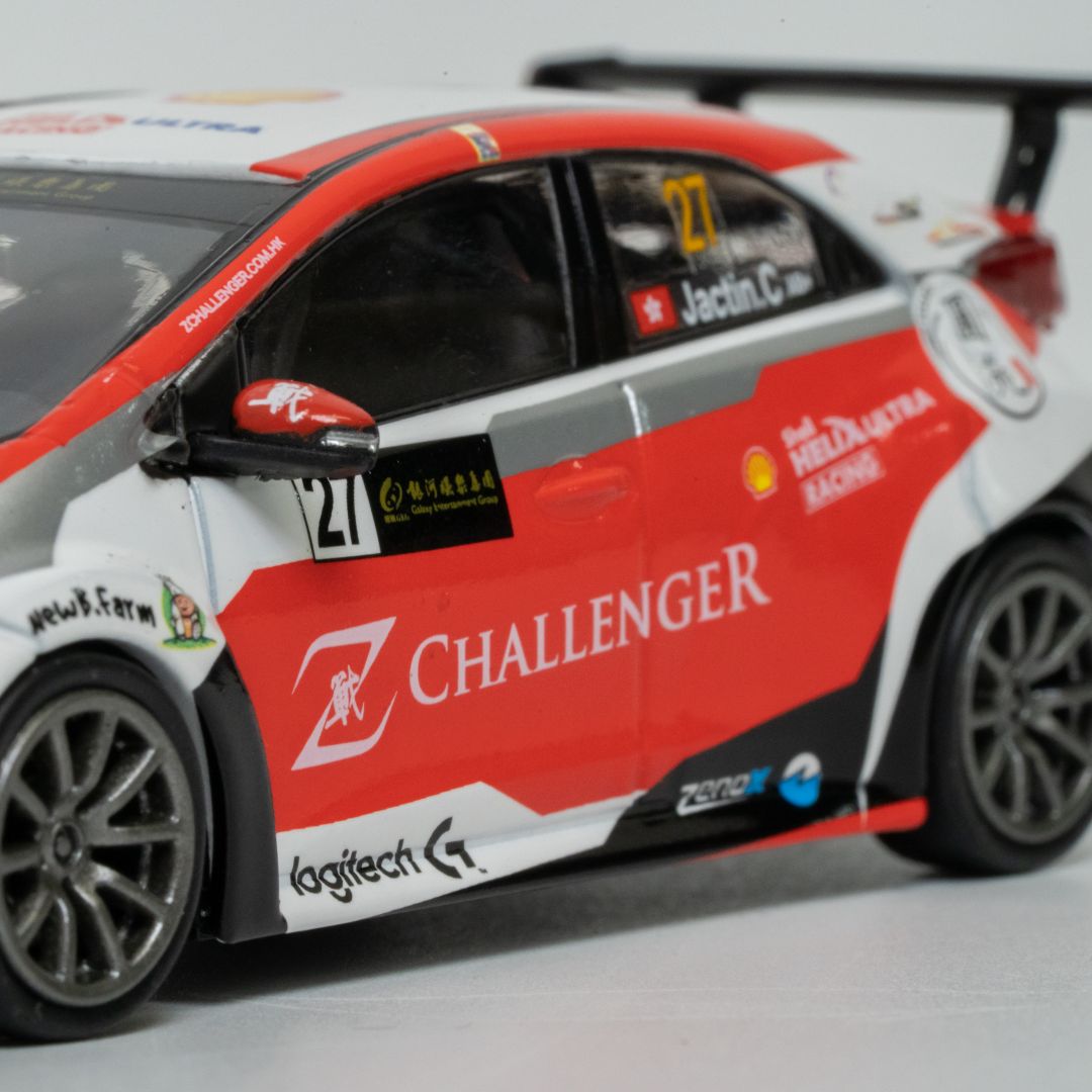 1:43 Honda Civic Type R FK2 TCR Macau Guia Race 2021 #27 Jactin Chung