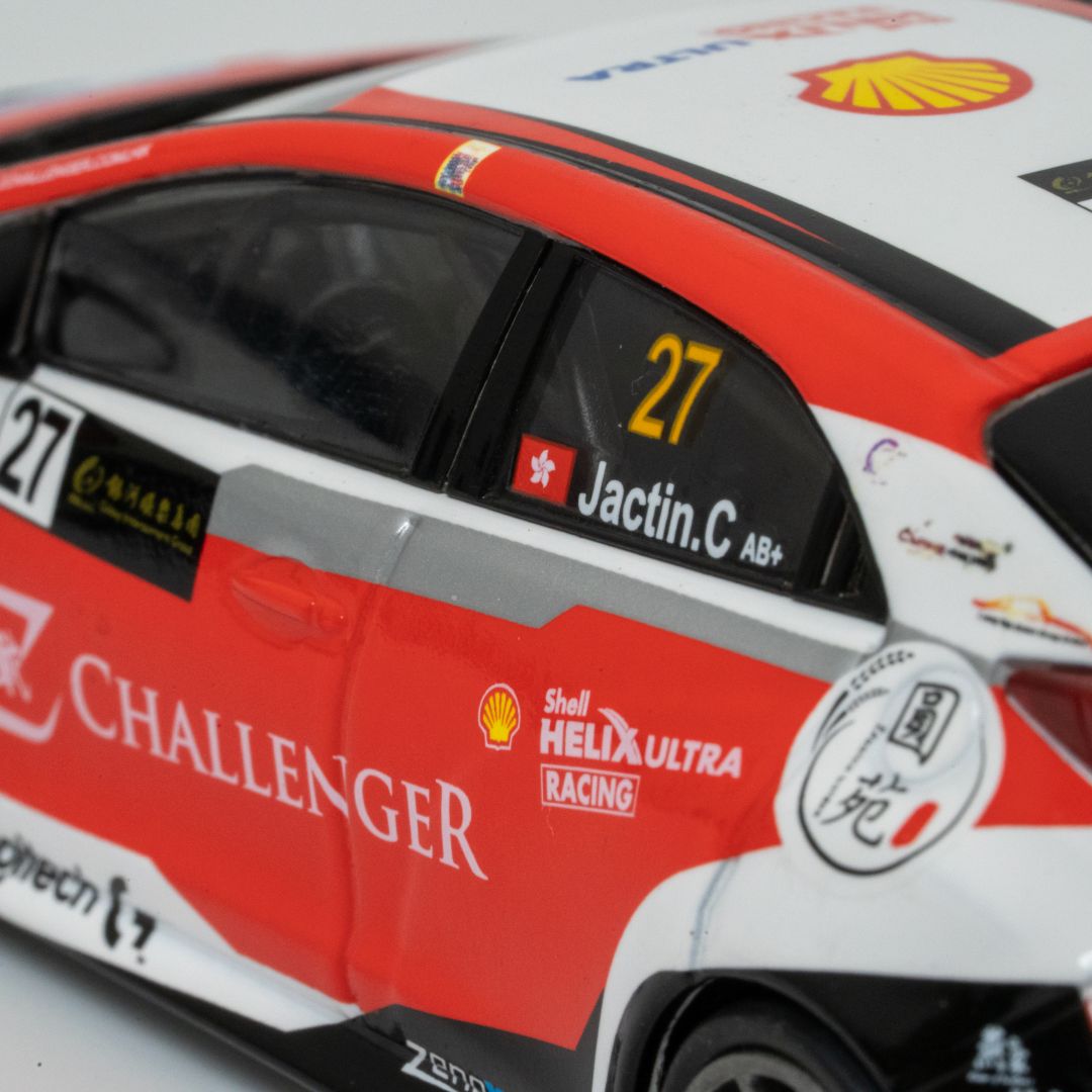 1:43 Honda Civic Type R FK2 TCR Macau Guia Race 2021 #27 Jactin Chung